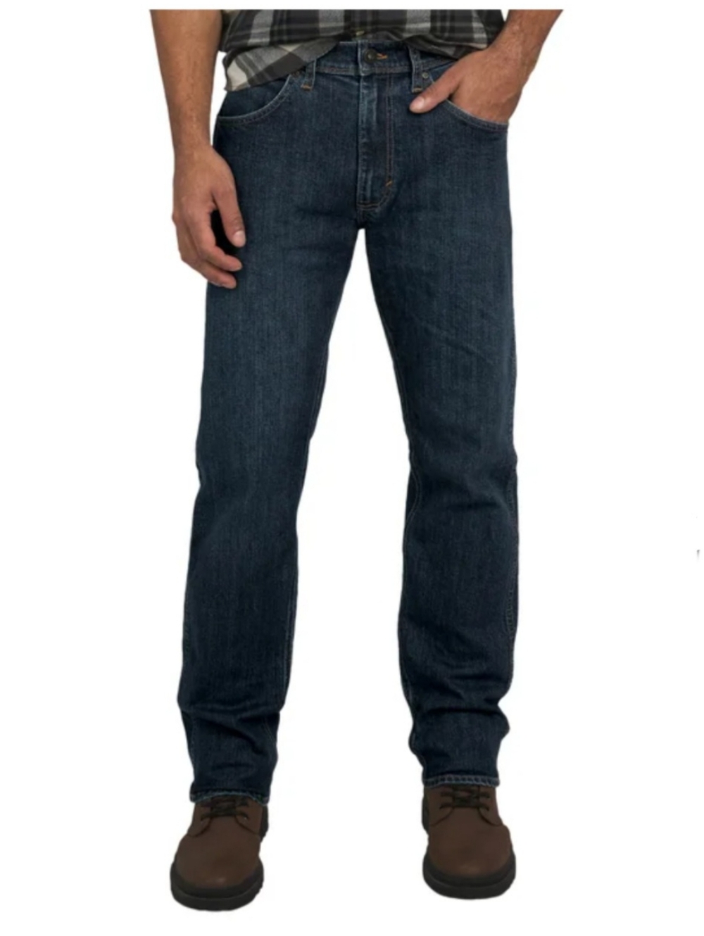 NWT Wrangler Men's Sraight Fit Jeans Dark Blue Size 32x29